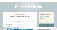 Desktop Screenshot of diaryofapilgrim.com